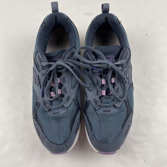 Skechers Go Run Consistent Women’s 9.5 Blue Purple Athletic Running Shoes - Picture 7 of 12